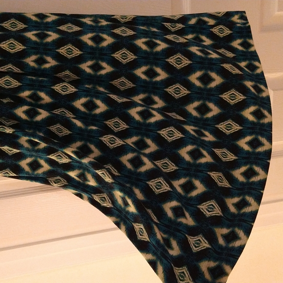 SOMA Sun Dress Medium Blue-green Black Cream - Picture 4 of 5